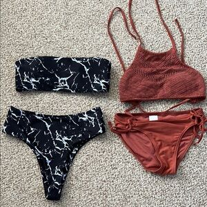 Xhilaration Crochet Bikini and SHEIN Bikini Size Medium